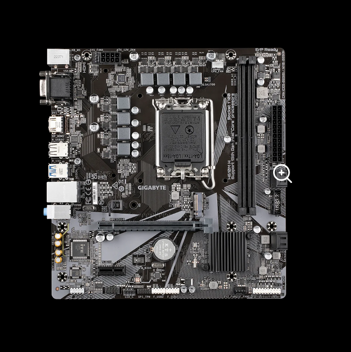 NEw Gigabyte H610M H DDR5 INTEL Motherboard
