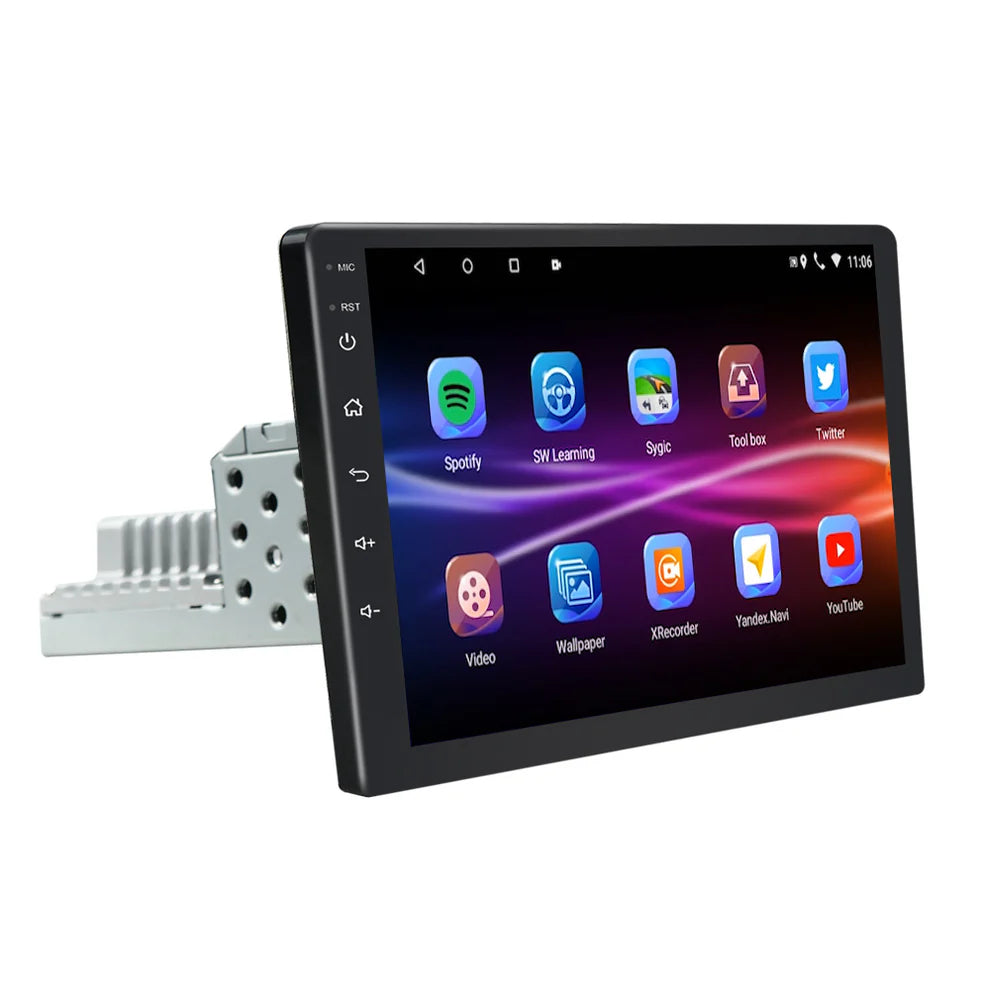 Single Din Android 15.0 Car Player 10 Inch