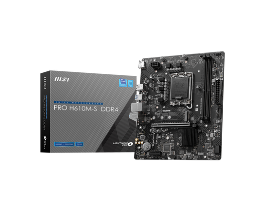 MSI PRO H610M-S DDR4 Motherboard Socket 1700