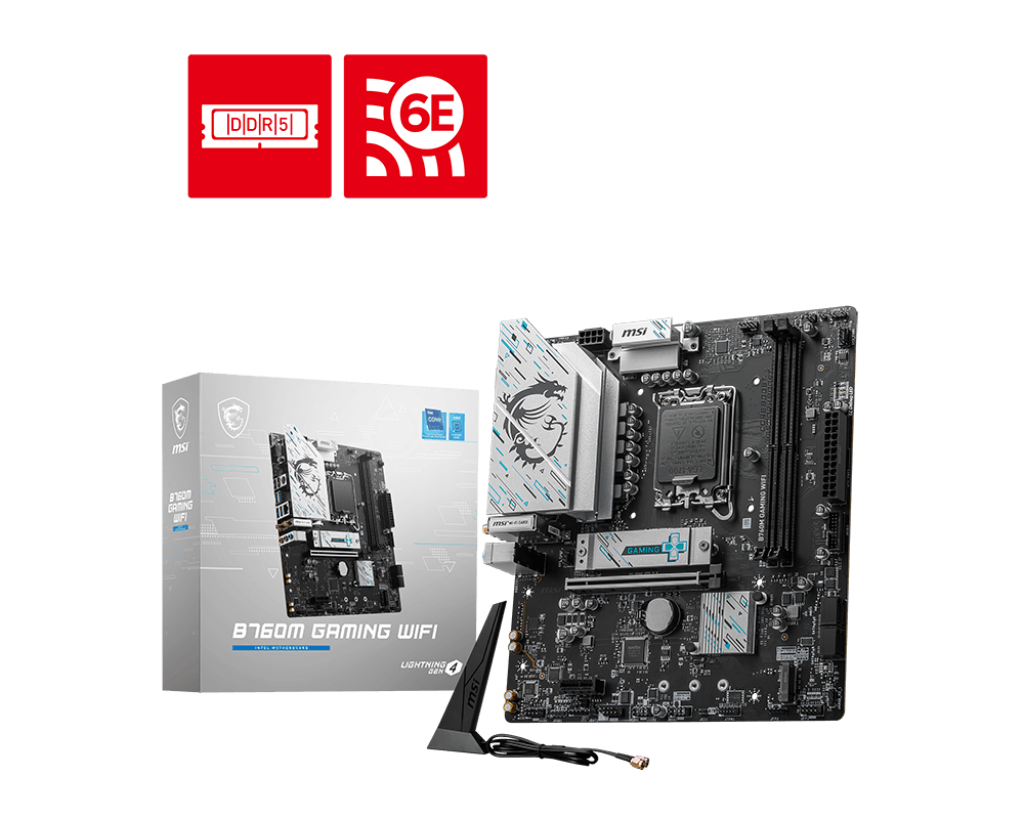 MSI B760M GAMING WIFI INTEL MOTHERBOARD