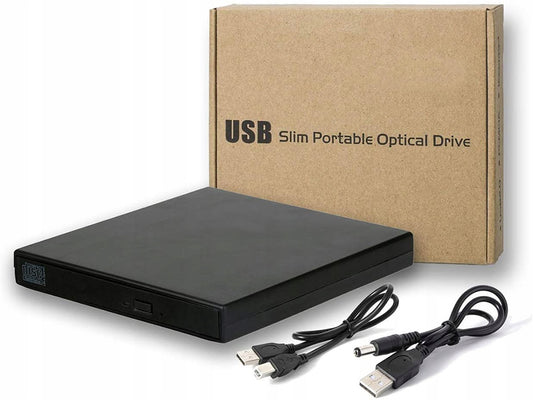 USB slim portable optical drive case