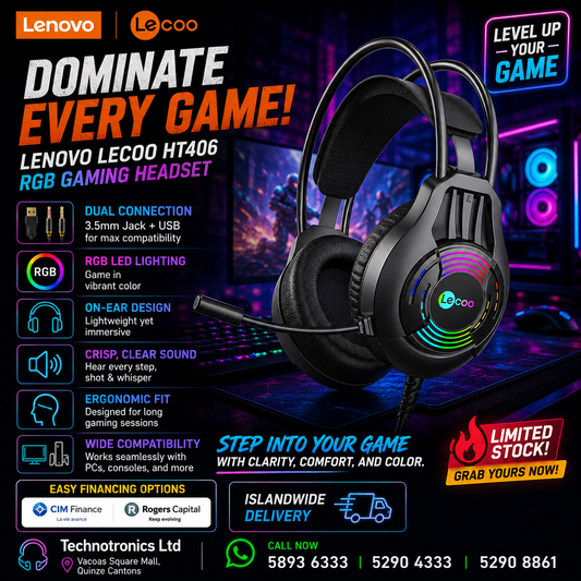 Lenovo Lecoo HT406 RGB Gaming Headset