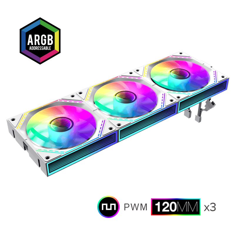 FN12A-S3I-W Gamemax Cooling Fans