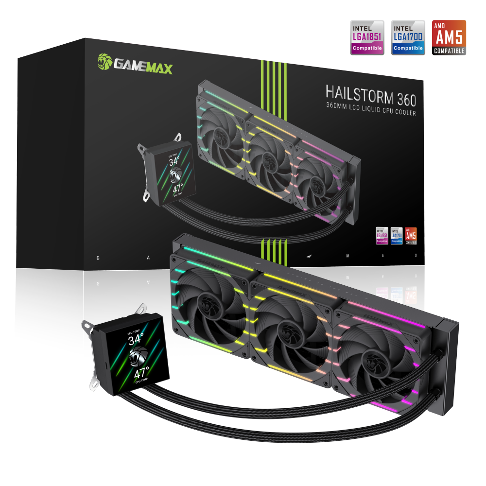 GAMEMAX HAILSTORM 360 BK Liquid Cooling