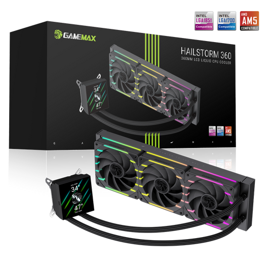 GAMEMAX HAILSTORM 360 BK Liquid Cooling