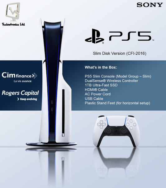 PlayStation®5 Slim – Disk Version (CFI-2016)-Gaming Console