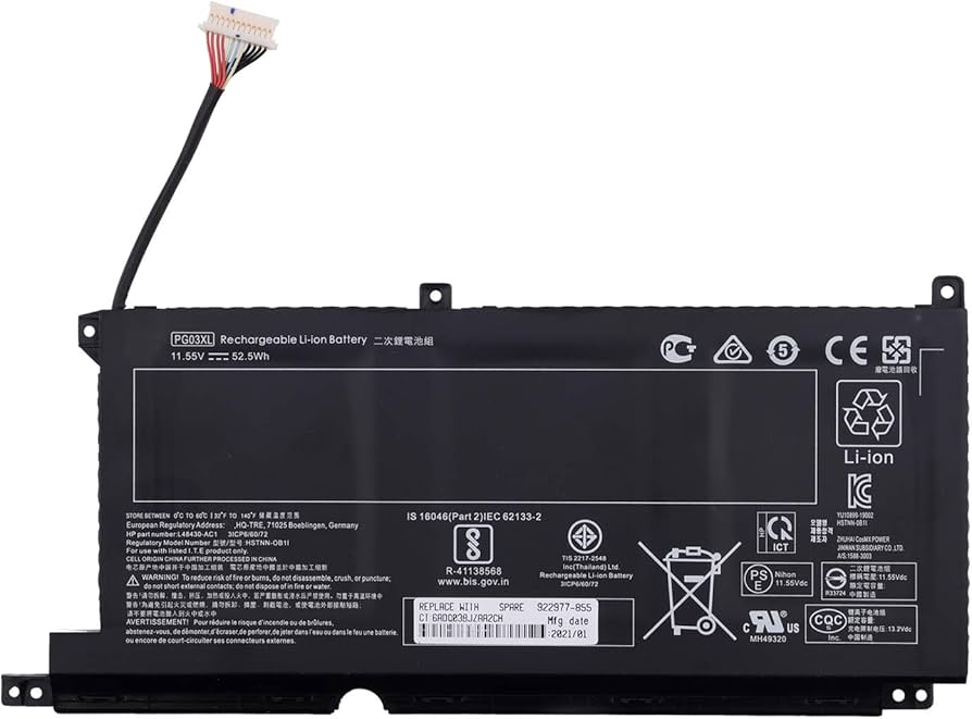 PG03XL 65Wh Laptop Battery