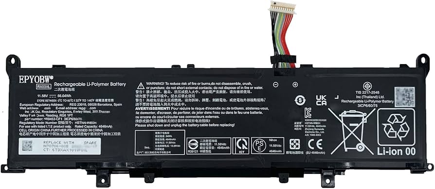 RX03XL Laptop Battery