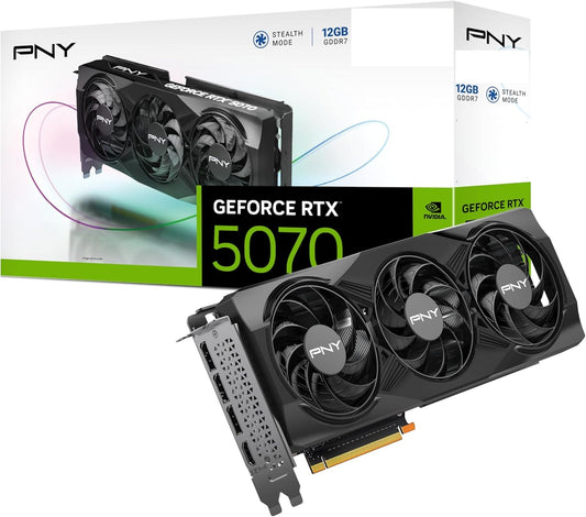 PNY GeForce RTX™ 5070 Triple Fan GPU