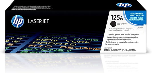 HP TONER CARTRIDGE BLACK 125A/ CB540A