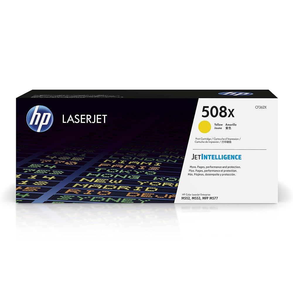 HP Toner CF362X 508X (with chip) | Yellow