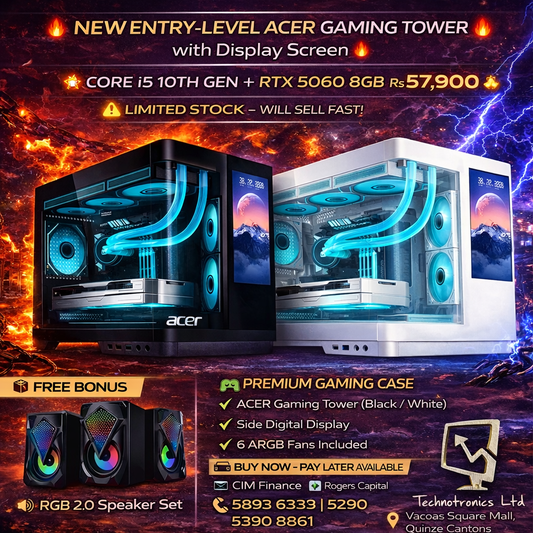 ENTRY-LEVEL ACER GAMING TOWER 🔥 💥 CORE i5 10TH GEN + RTX 5060 8GB