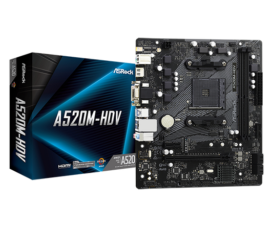 AMD AM4 A520/2DDR4/4SATA3