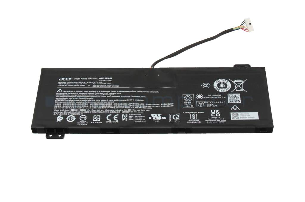 AP21D8M- Laptop Battery Replacement for Acer Nitro 5 AN515-46 AN515-47 AN515-58 AN515-58-56CL AN515-58-766R AN515-58-72QR, Nitro V 15 ANV15-51, Nitro 16 AN16-51 AN16-51-74BV AN16-51-76BS 15.4V 57.48Wh