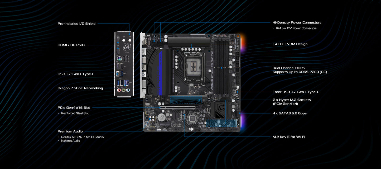 Asrock B760M PG RIPTIDE