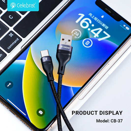 Celebrat CB-37 Charging & Transfer Cable for iOS