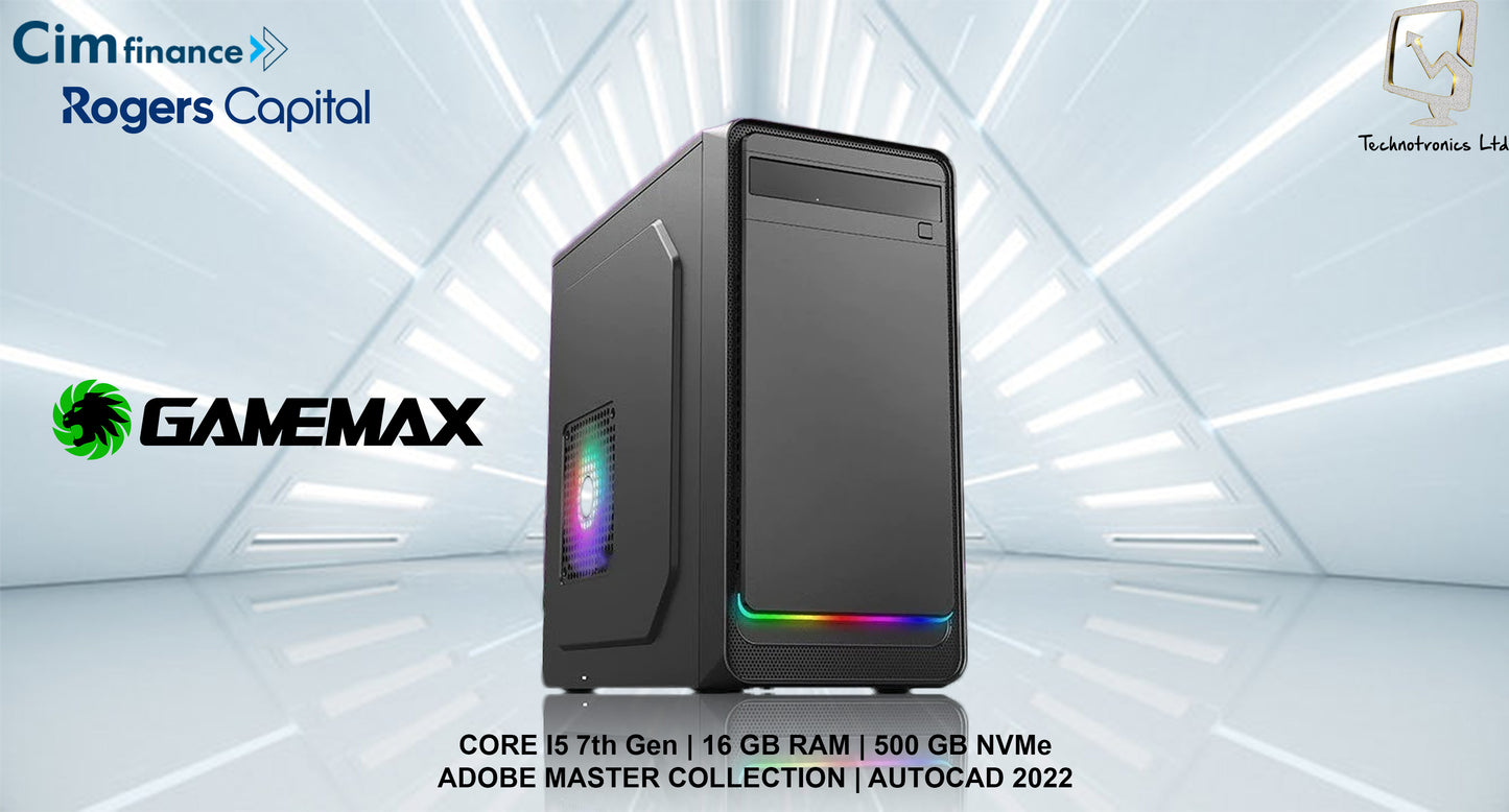 Core I5 7th Gen, 16 GB Ram, 500 GB Nvme