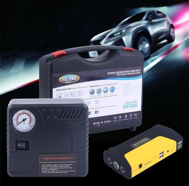 Car Jump Starter with Tire Inflator - Vehicle