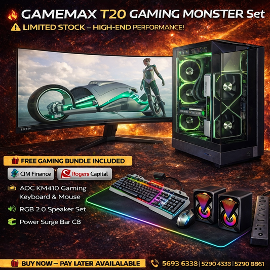 GAMEMAX T20 GAMING MONSTER – COMPLETE SET