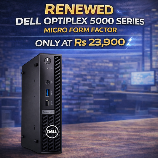 Renewed DELL OPTIPLEX 5000 SERIES- Core i5 12th gen,16 GB Ram, 250GB Nvme