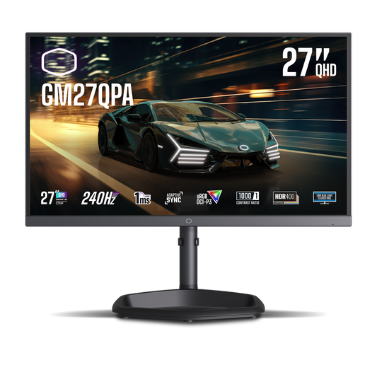 Cooler Master Monitor 27" QHD 240Hz IPS (CMI-GM27QPA-EK) 2K