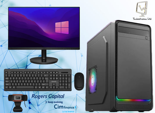 Complete Set CORE I3 6TH GEN SET, 16 GB RAM DDR4, 500 GB NVME, 22 inch Screen,Wireless Keyboard and mouse and Free GIfts