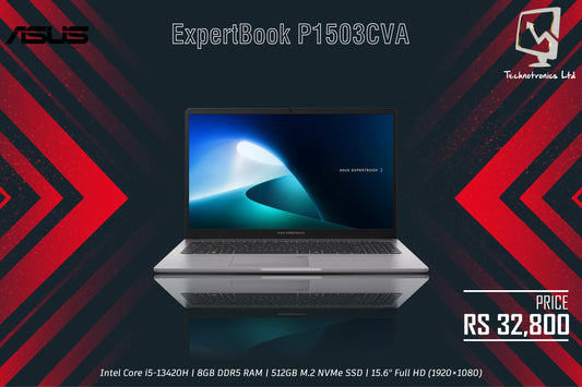 ASUS ExpertBook P1503CVA Intel Core i5-13420H | 8GB DDR5 RAM | 512GB M.2 NVMe SSD
