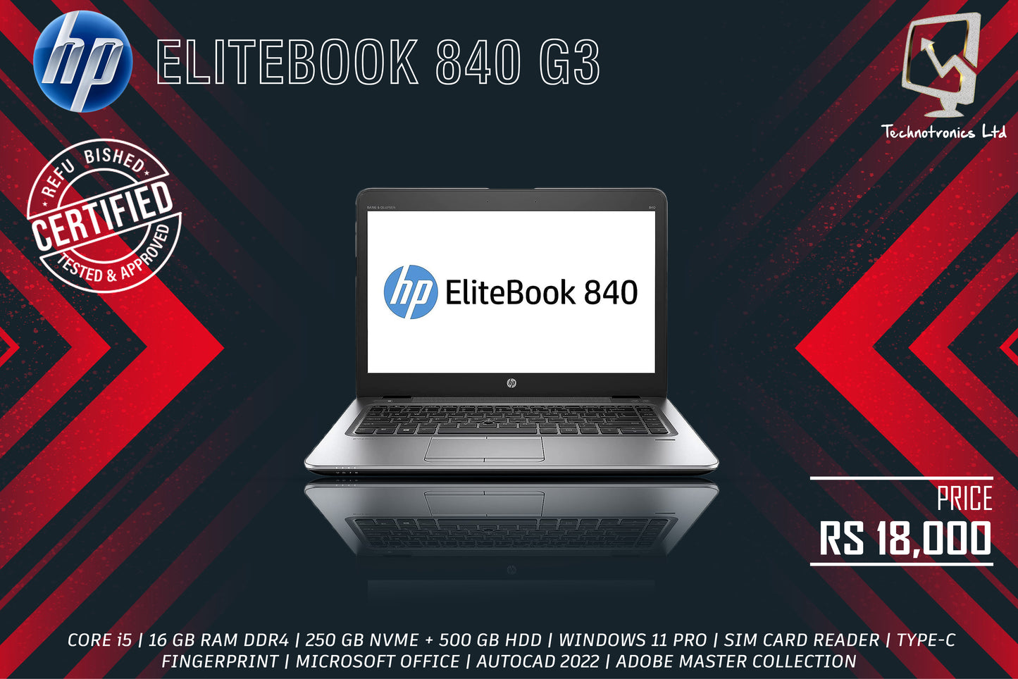 HP EliteBook 840 G3 Notebook