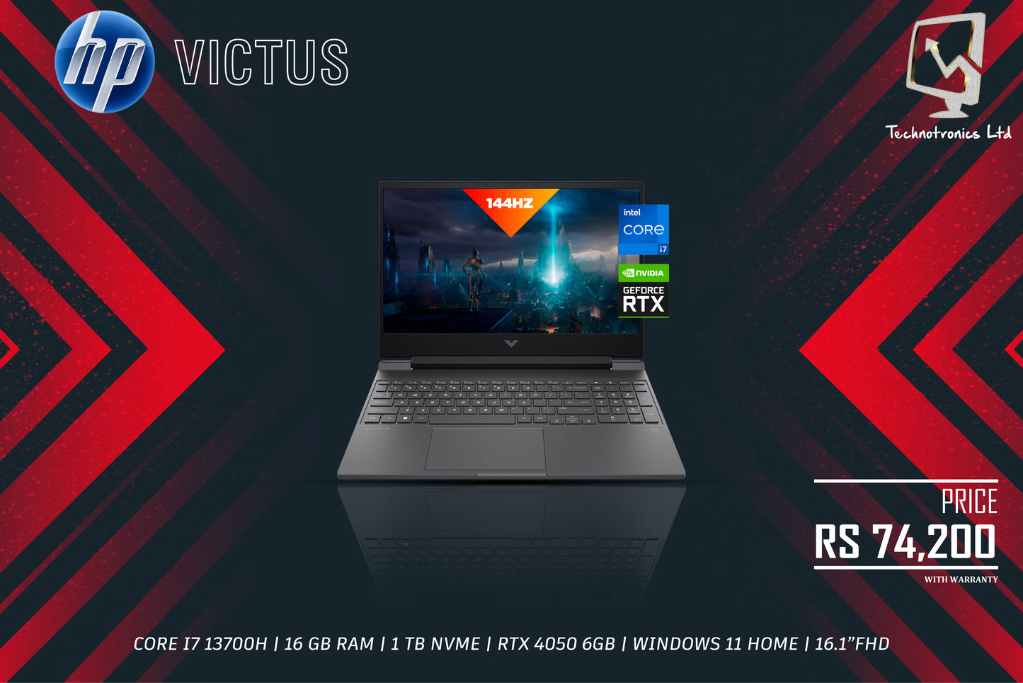 HP VICTUS CORE I7 13700H