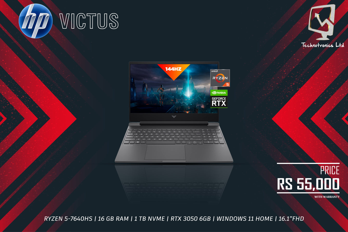 HP VICTUS CORE RYZEN 5 7640HS