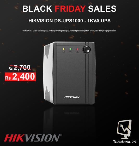 UPS 1 KVA Hikvision - Black Friday Sale