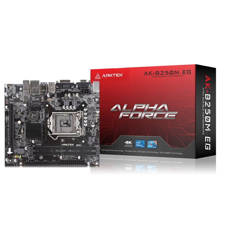 INTEL MOTHERBOARD B250 LGA 1151 SOCKET DDR4 FOR ALL 1151 PROCESSORS(6th,7th ,8th and 9th Gen as well)