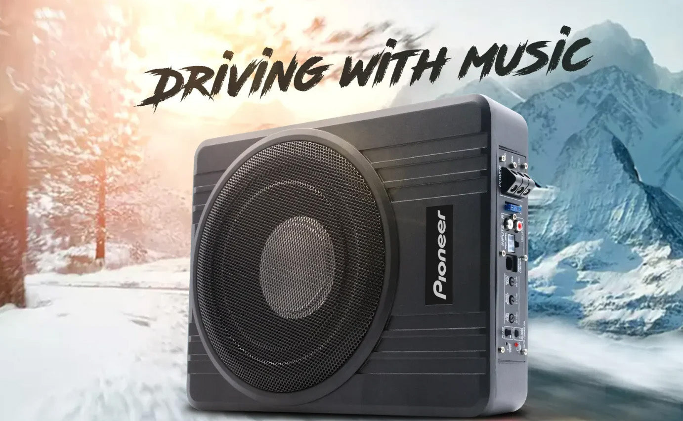 Pioneer Amplified Underseat Car Subwoofer 800W- Black Friday Sale