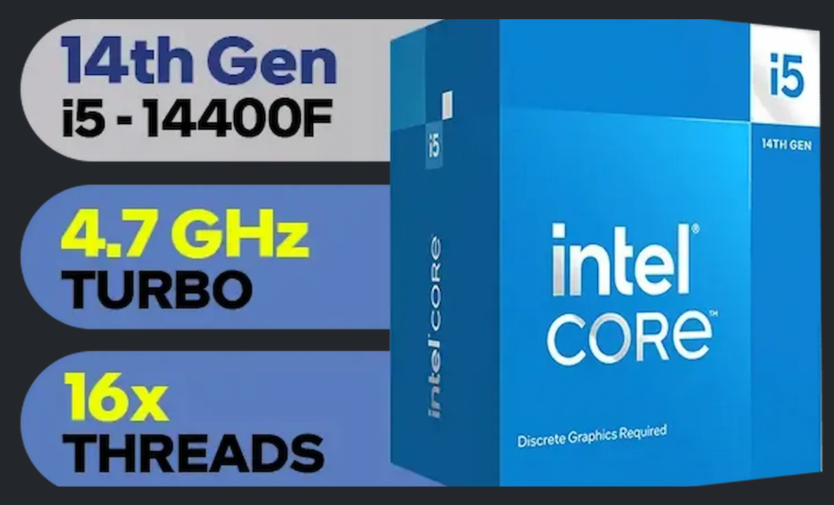 NTEL CORE i5-14400F – 14th Gen