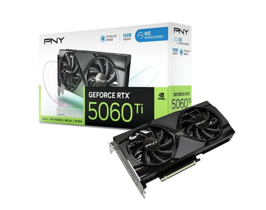 PNY GeForce RTX 5060 Ti 16GB OC Dual Fan