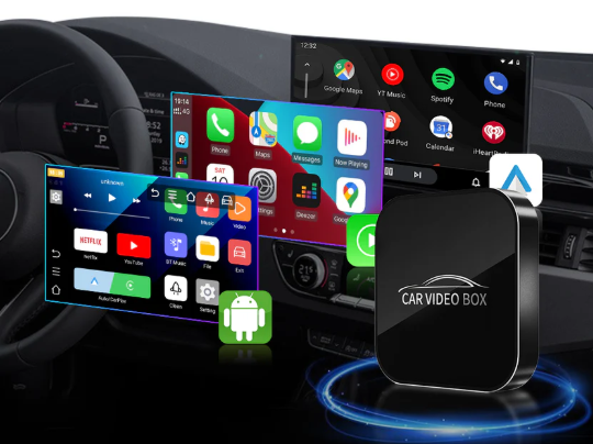 Wireless CarPlay / Android Auto + Android 12 Box