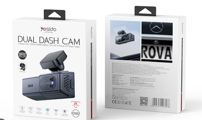 Yesido KM22 Dual-Channel Car Dash Camera