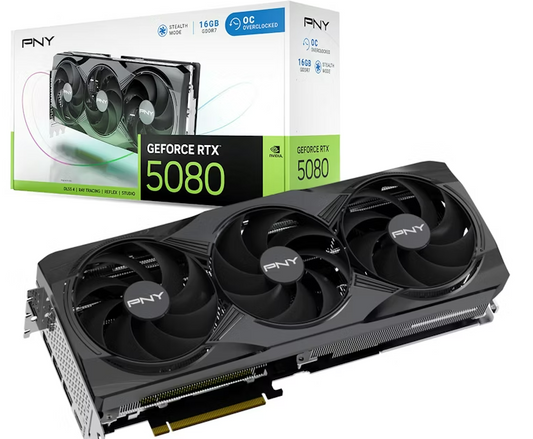 PNY GeForce RTX™ 5080 OC Triple Fan GPU