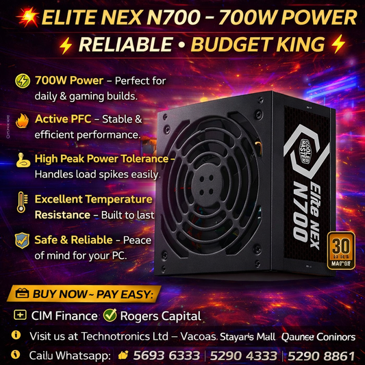COOLER MASTER ELITE NEX BLACK W700 700W 80+