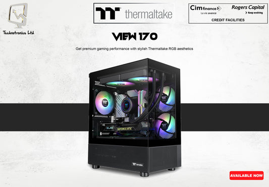 Thermaltake View 170 Gaming Tower | Processor: Intel Core i5-11400F | RAM: 16GB DDR4 | Storage: 500GB NVMe SSD | Graphics: RTX 5060 8GB