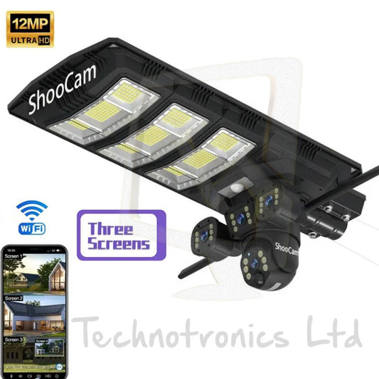 Outdoor Solar LAMP CCTV Camera WIFI