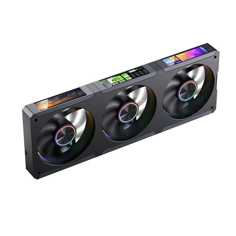 π₯ Jonsbo ZC-360B ARGB 360mm Case Fan (Black) β With Screen Display!