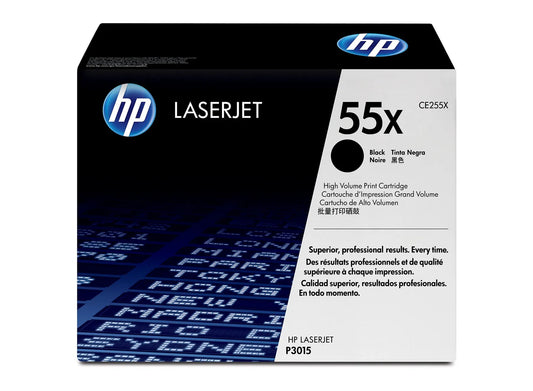 HP Toner CE255X 55X | Black with Chip
