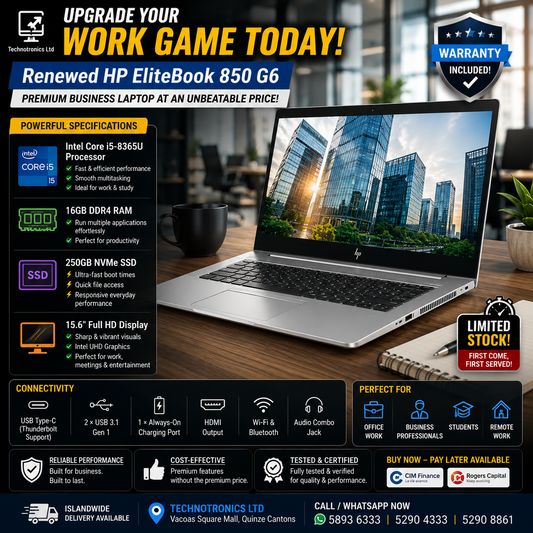 Renewed HP EliteBook 850 G6