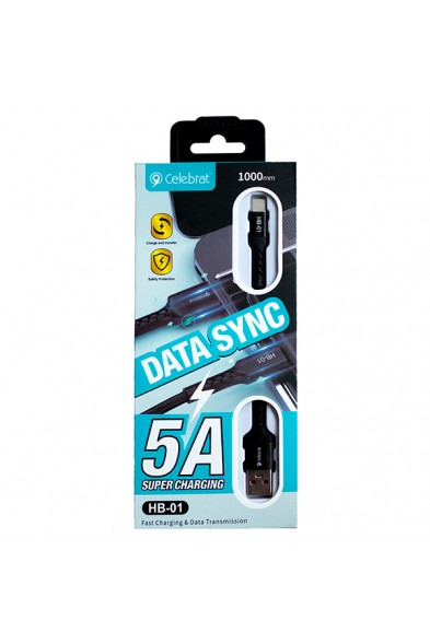 Celebrat HB-01(A-C) Retractable Fast Charge Cable