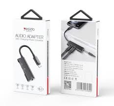 Yesido YAU13 Splitter Lightning To 3.5Mm Aux Audio Jack Charger Cable