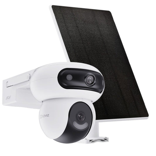 EZVIZ H90 Dual 4MP - Dual-Lens Pan & Tilt Wi-Fi | Solar Camera