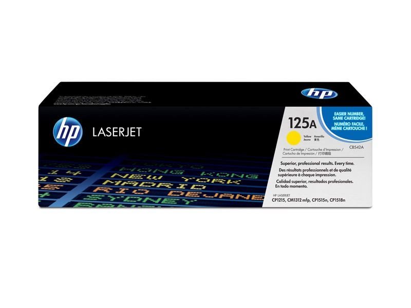 HP TONER CARTRIDGE YELLOW 125A/ CB542A