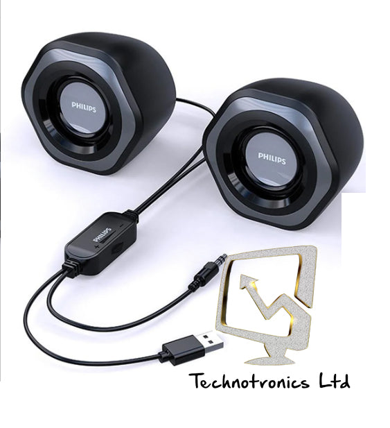 philips speaker 2.0 Computer Speakers – Technotronics Ltd