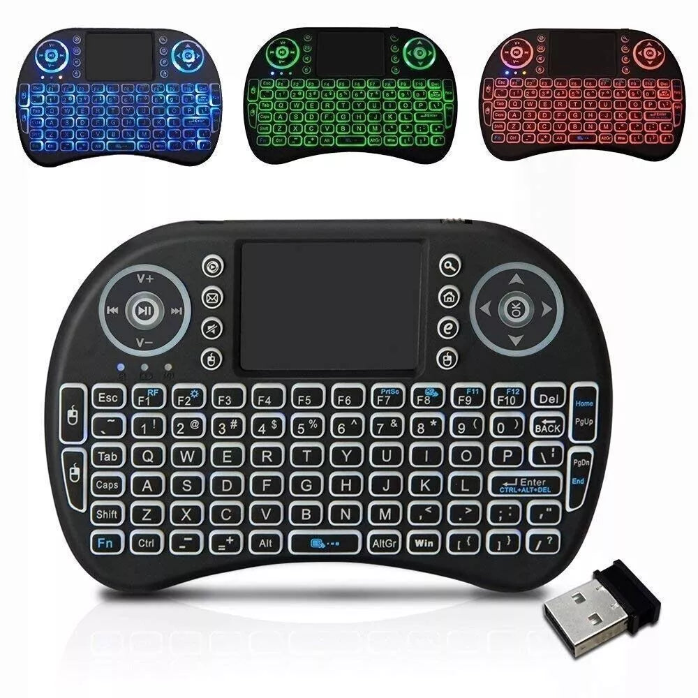 Mini Wireless Keyboard Remote Touchpad 2.4GHz Box PC Smart-TV Android TV Backlit